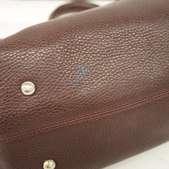 Auth Salvatore Ferragamo Gancini 2 Way Bag Women's Leather Handbag,Shoulder B... - Picture 8 of 16